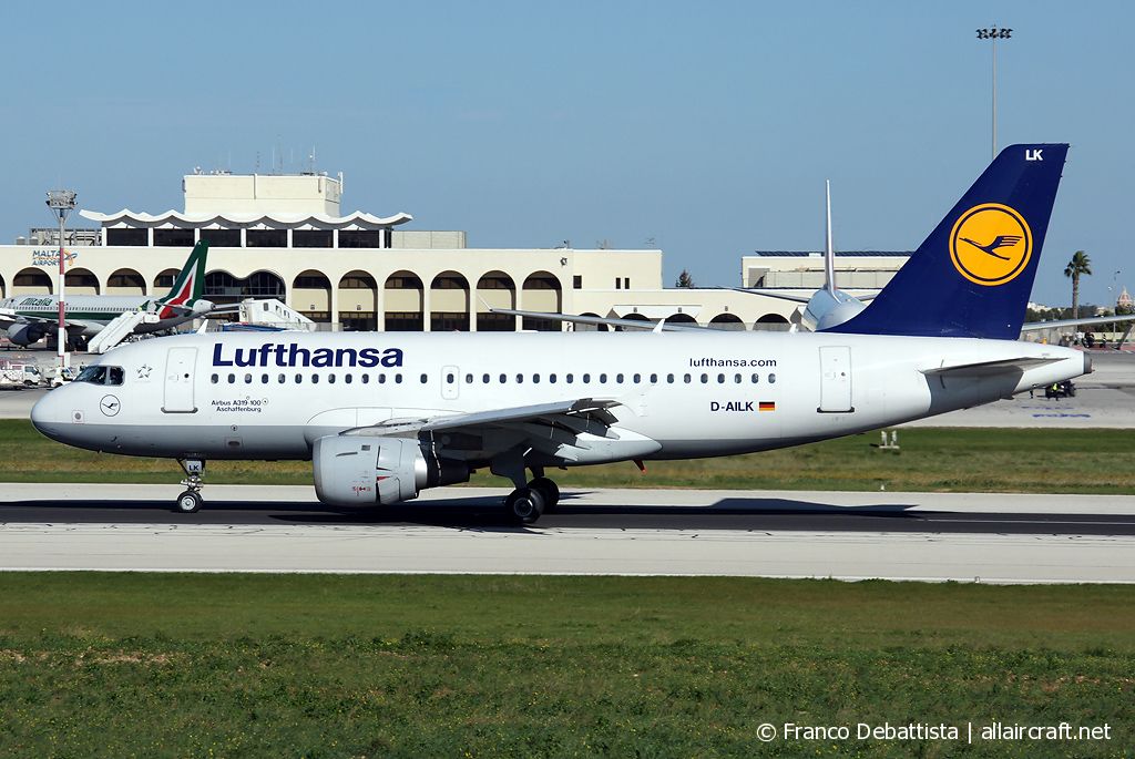 D-AILK · Airbus A319-114 · (MLA / LMML)
