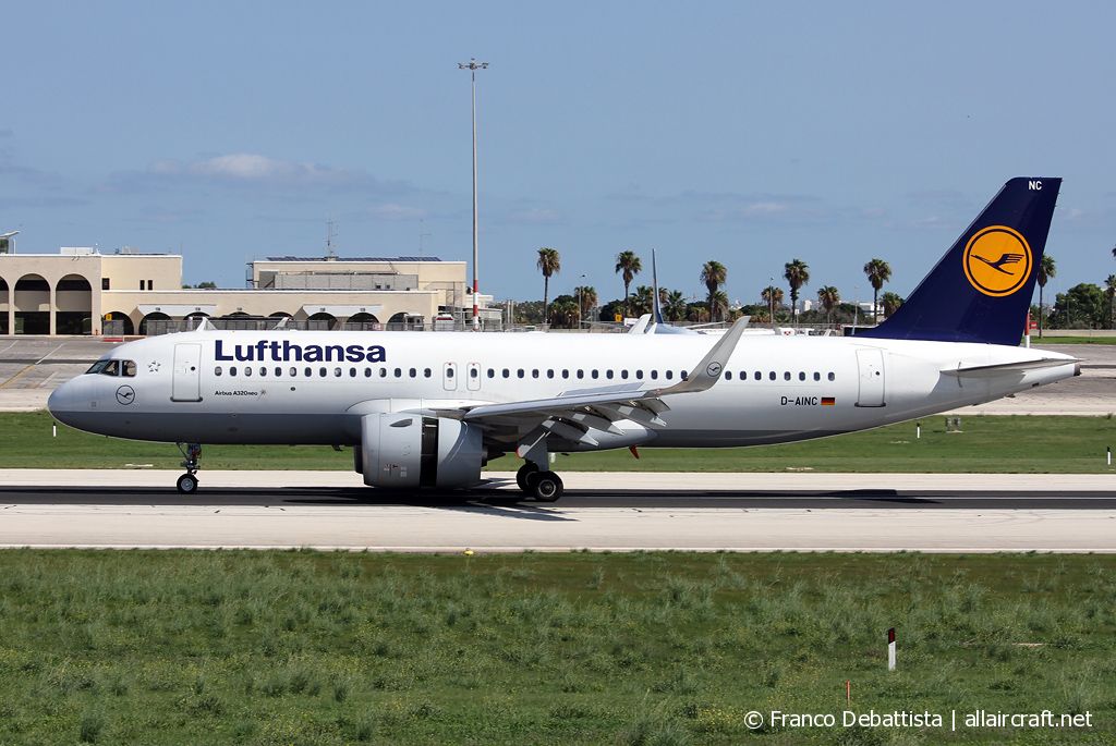 D-AINC · Airbus A320-271N · (MLA / LMML)