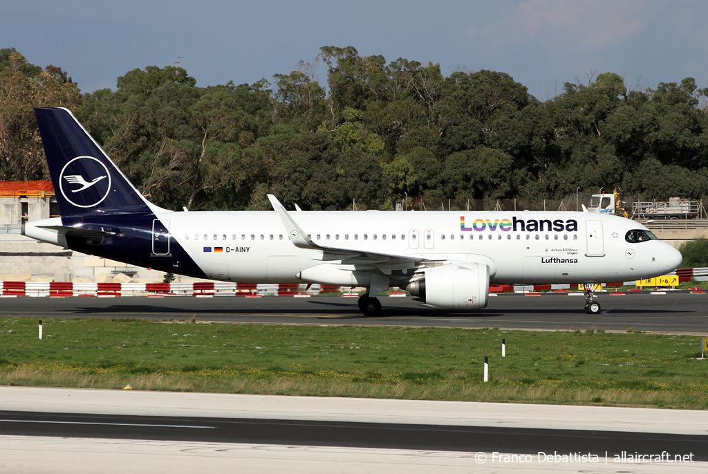 D-AINY · Airbus A320-271N · (MLA / LMML)