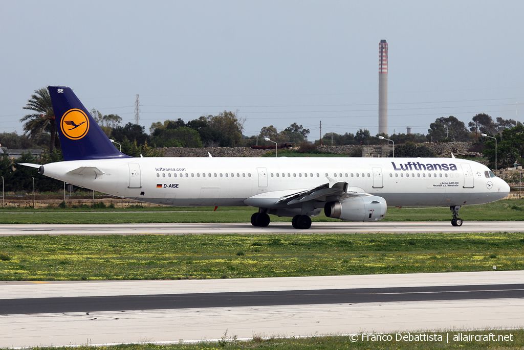 D-AISE · Airbus A321-231 · (MLA / LMML)