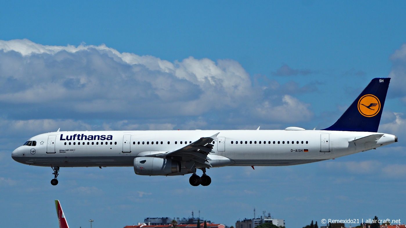 D-AISH · Airbus A321-231 · (LIS / LPPT)