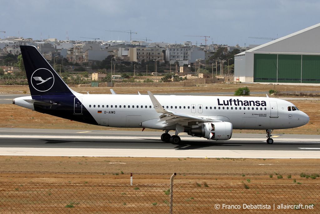 D-AIWG · Airbus A320-214(WL) · (MLA / LMML)
