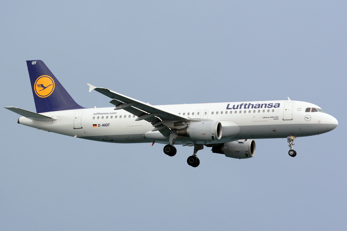 D-AIQT · Airbus A320-211 · (LPA / GCLP)