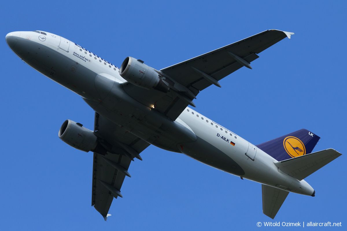 D-AILK · Airbus A319-114 · (KRK / EPKK)