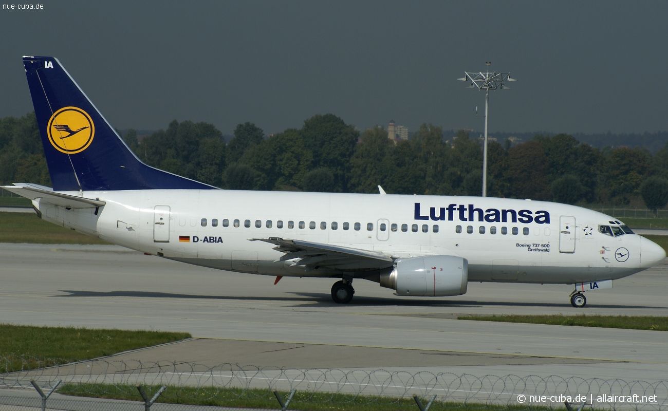 D-ABIA · Boeing 737-530 · (MUC / EDDM)