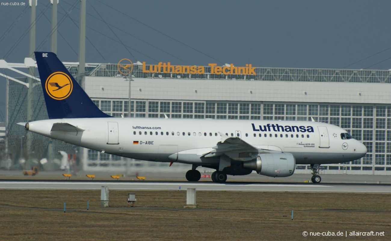 D-AIBE · Airbus A319-112 · (MUC / EDDM)