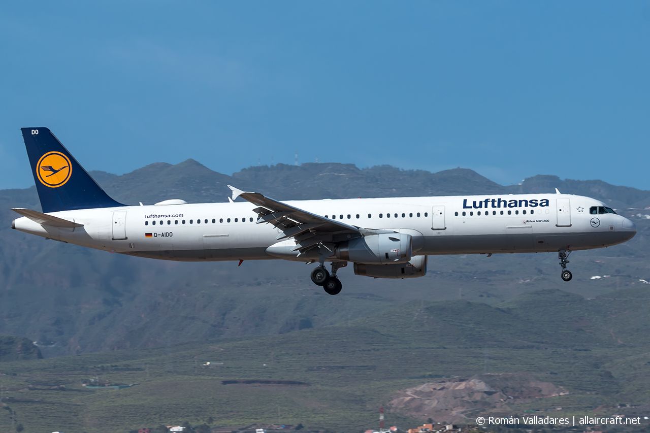 D-AIDO · Airbus A321-231 · (LPA / GCLP)