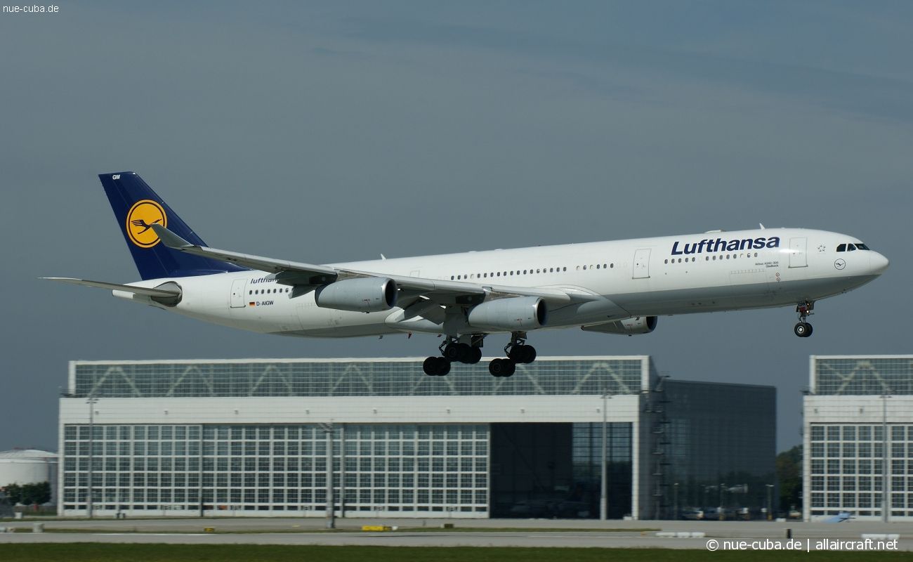D-AIGW · Airbus A340-313 · (MUC / EDDM)