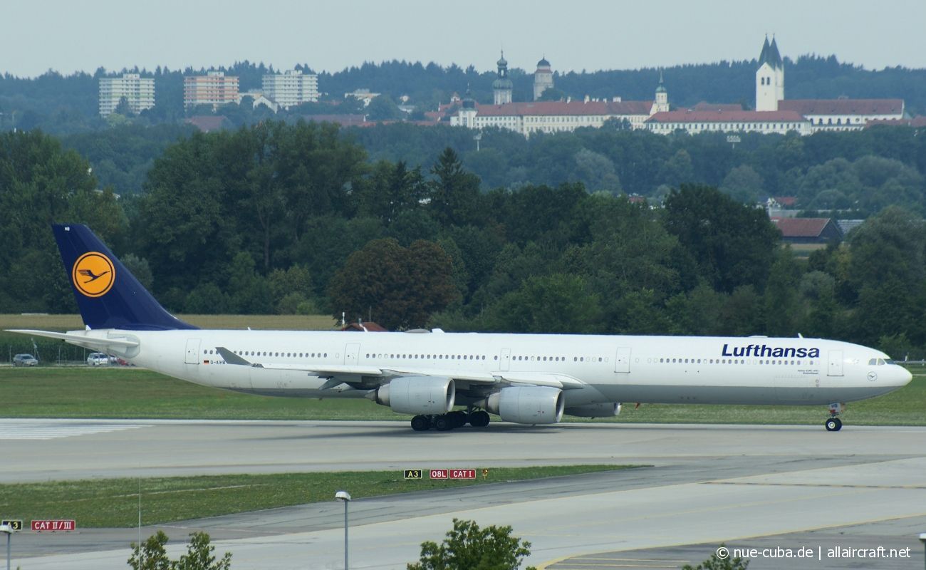 D-AIHB · Airbus A340-642 · (MUC / EDDM)