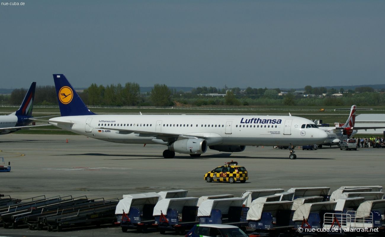D-AIRN · Airbus A321-131 · (BUD / LHBP)
