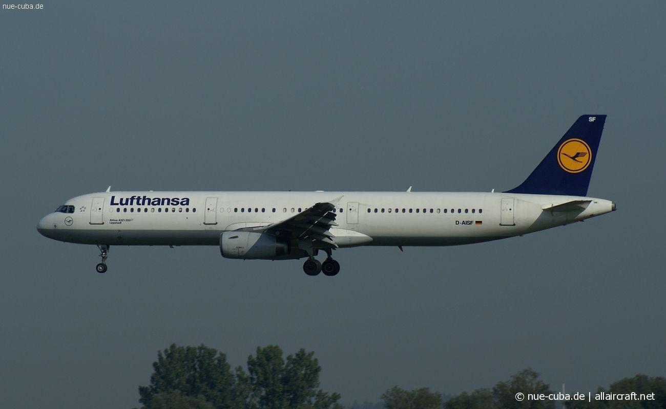 D-AISF · Airbus A321-231 · (MUC / EDDM)