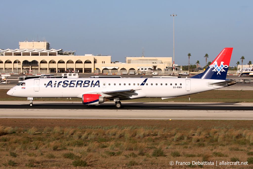 SX-RMA · Embraer 190-200LR · (MLA / LMML)