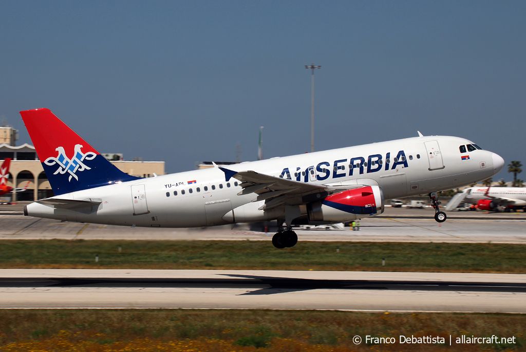 YU-APL · Airbus A319-132 · (MLA / LMML)