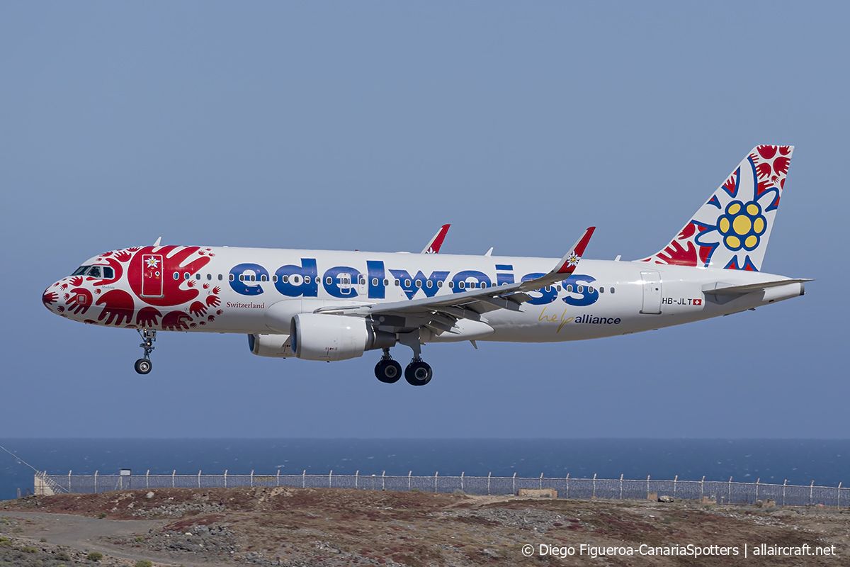 HB-JLT · Airbus A320-214(WL) · (LPA / GCLP)