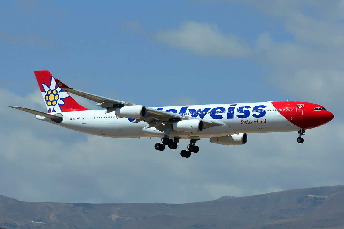 HB-JMG · Airbus A340-313 · (LPA / GCLP)