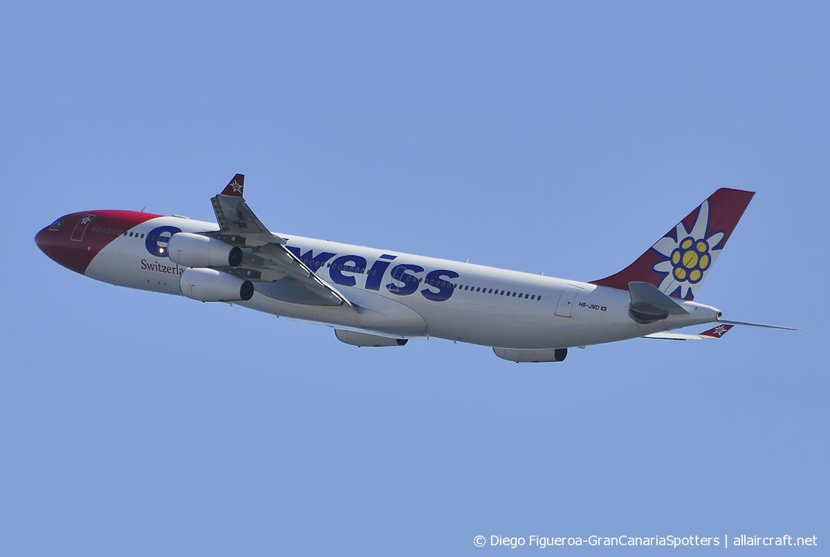 HB-JMO · Airbus A340-313X · (LPA / GCLP)