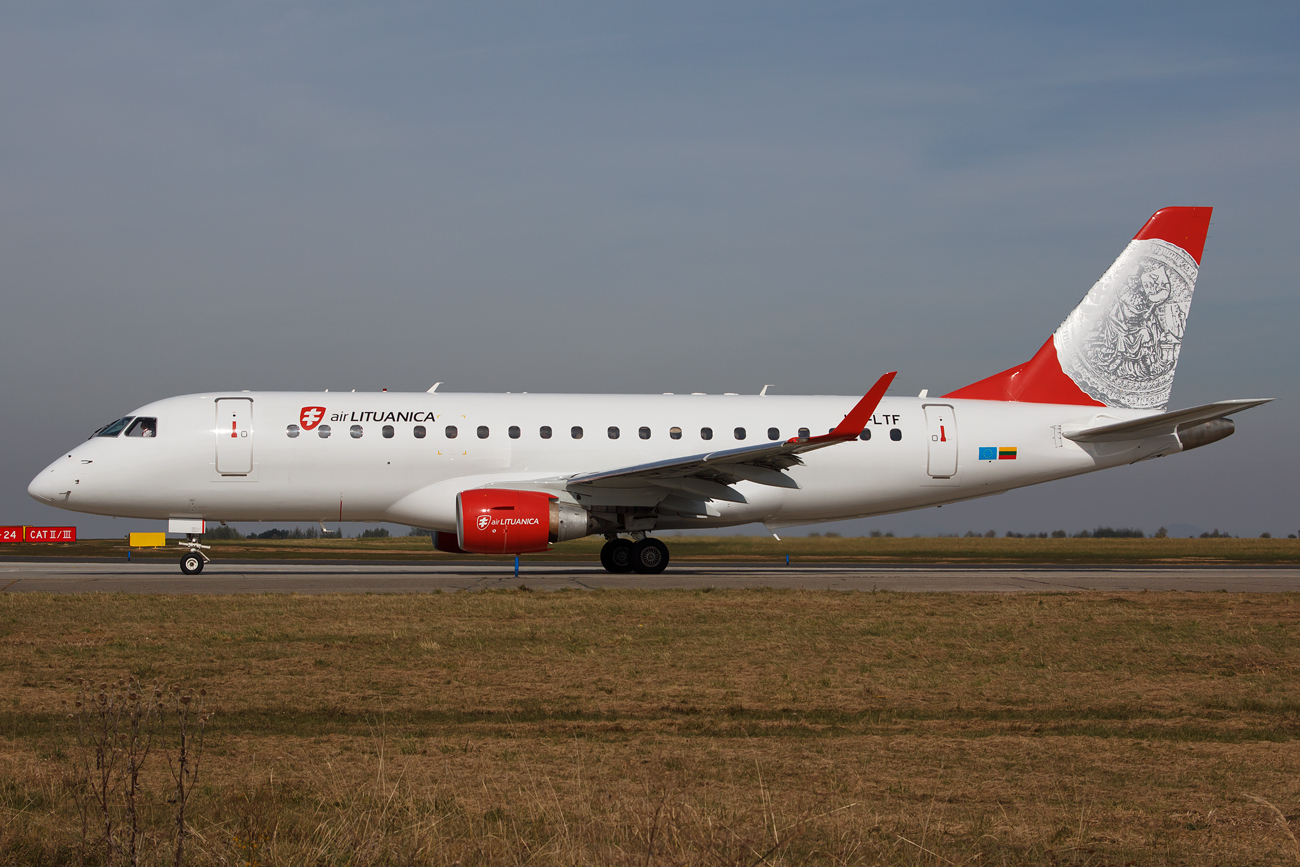 LY-LTF · Embraer 170-200LR · (PRG / LKPR)