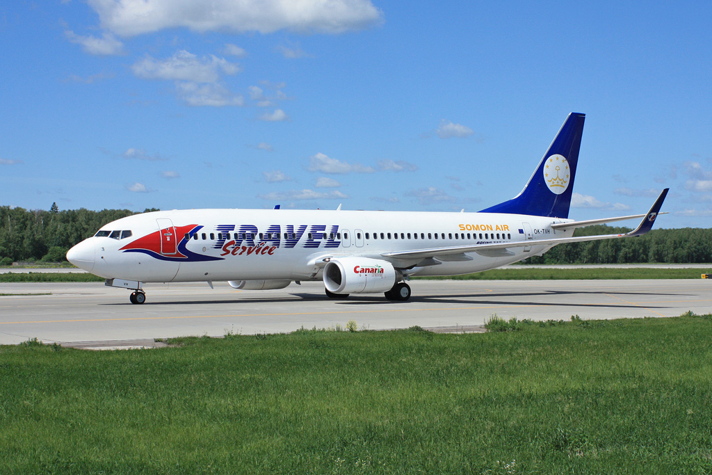 OK-TVH · Boeing 737-8Q8(WL) · (DME / UUDD)