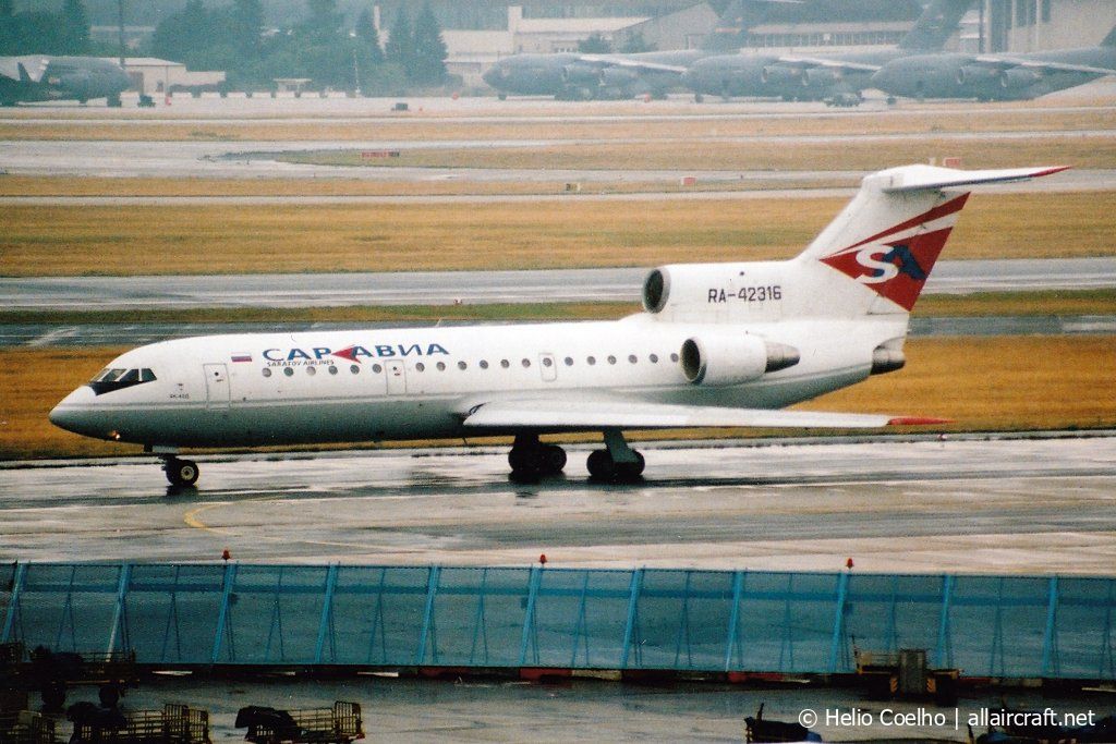 RA-42316 · Yakovlev Yak-42 · (FRA / EDDF)