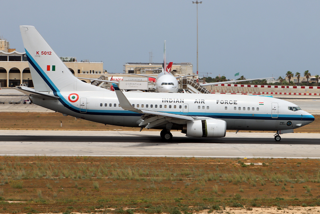 K5012 · Boeing 737-7HI(BBJ) · MLA / LMML