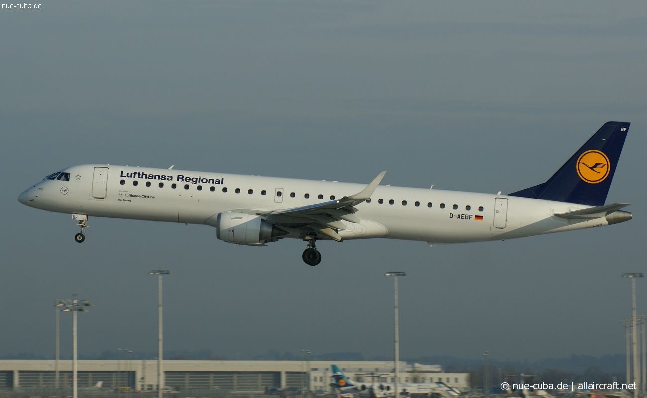 D-AEBF · Embraer 190-200LR · (MUC / EDDM)