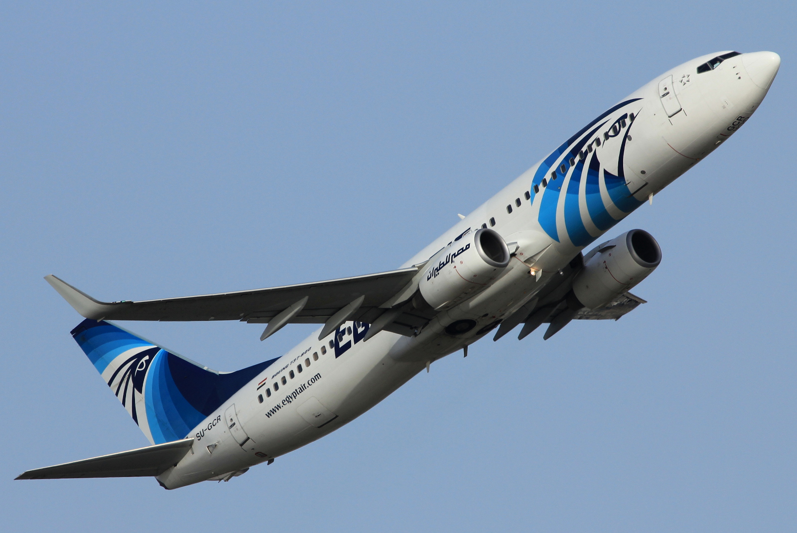 SU-GCR · Boeing 737-866 · (FCO / LIRF)