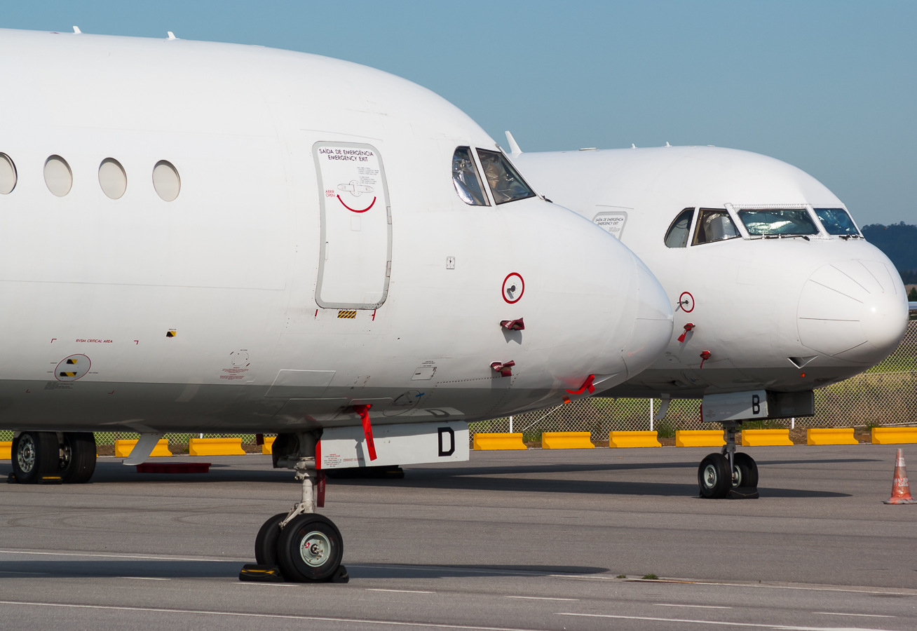 CS-TPD · Fokker 100 · (OPO / LPPR)