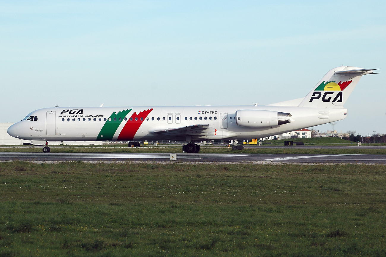 CS-TPC · Fokker 100 · (LIS / LPPT)