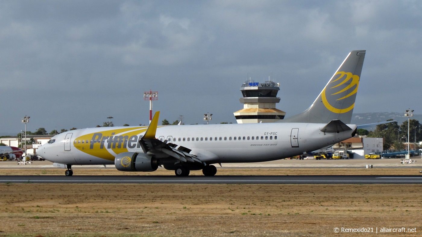 OY-PSC · Boeing 737-8Q8(WL) · (FAO / LPFR)