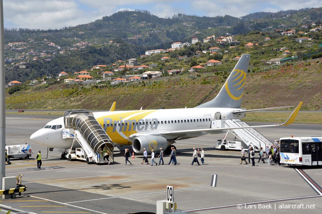 OY-PSF · Boeing 737-7Q8(WL) · (FNC / LPMA)