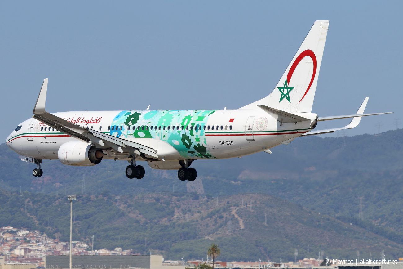 CN-RGG · Boeing 737-86N(WL) · (BCN / LEBL)