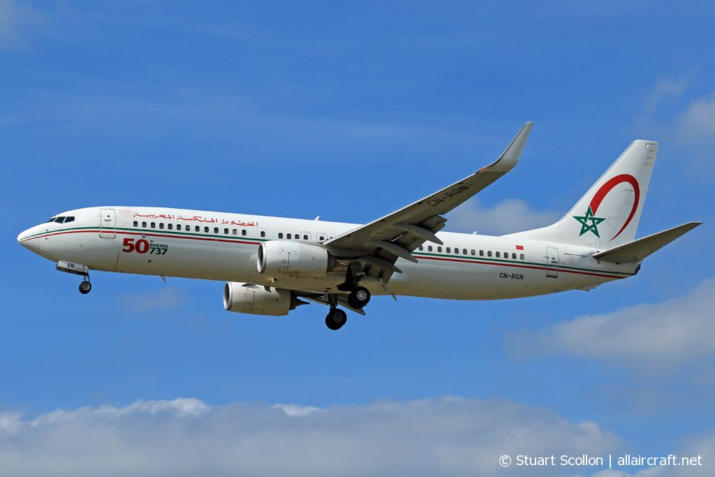 CN-RGN · Boeing 737-8B6(WL) · (LHR / EGLL)