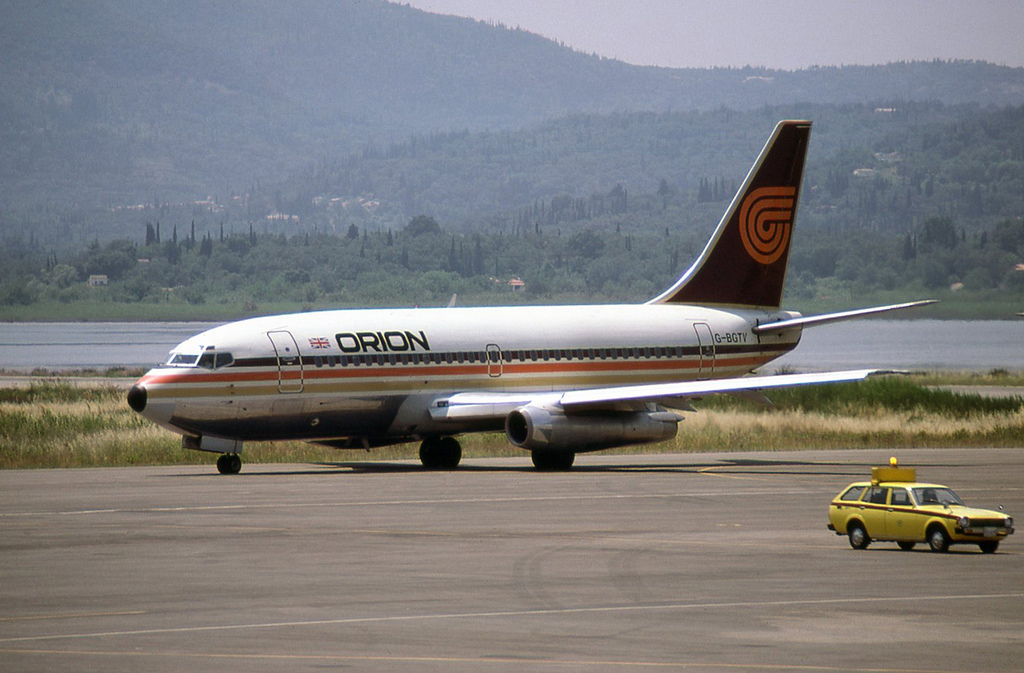 G-BGTV · Boeing 737-2T5/Adv · (CFU / LGKR)