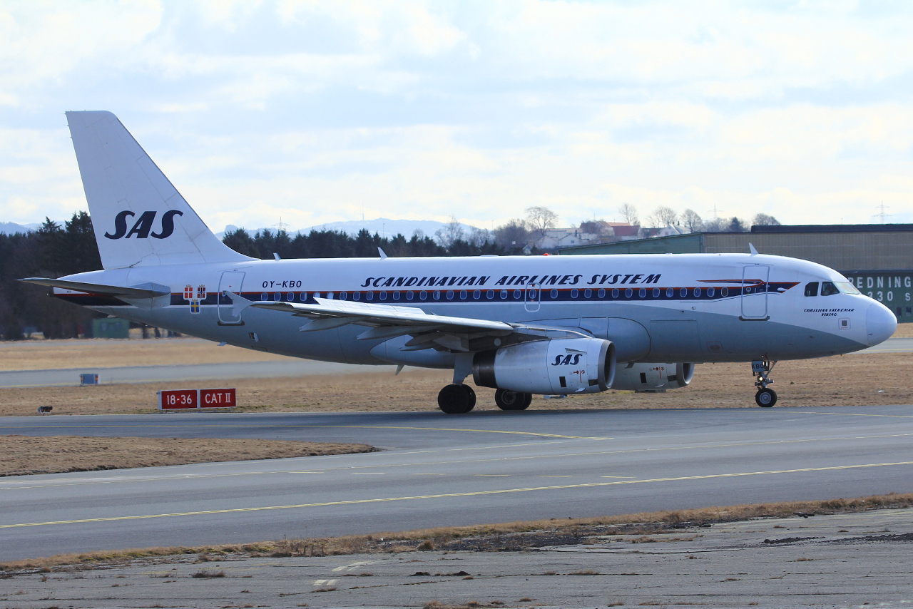 OY-KBO · Airbus A319-132 · (SVG / ENZV)