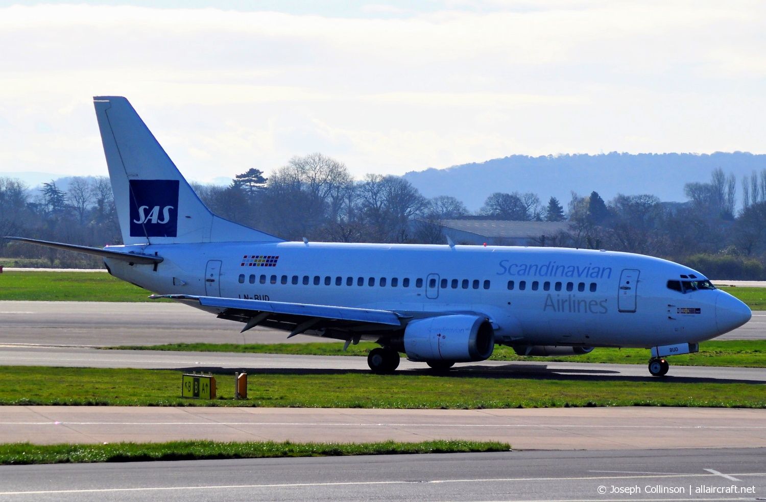 LN-BUD · Boeing 737-505 · (MAN / EGCC)