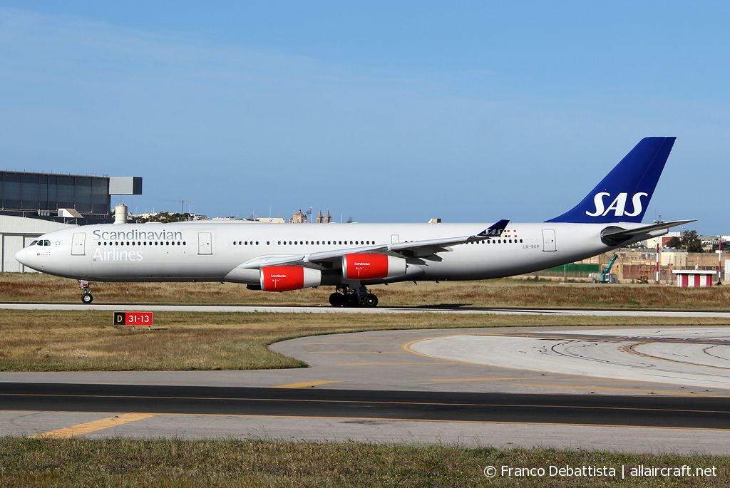 LN-RKP · Airbus A340-313 · (MLA / LMML)