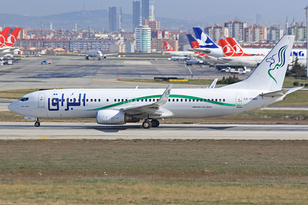 5A-DMH · Boeing 737-8GK(WL) · (IST / LTBA)