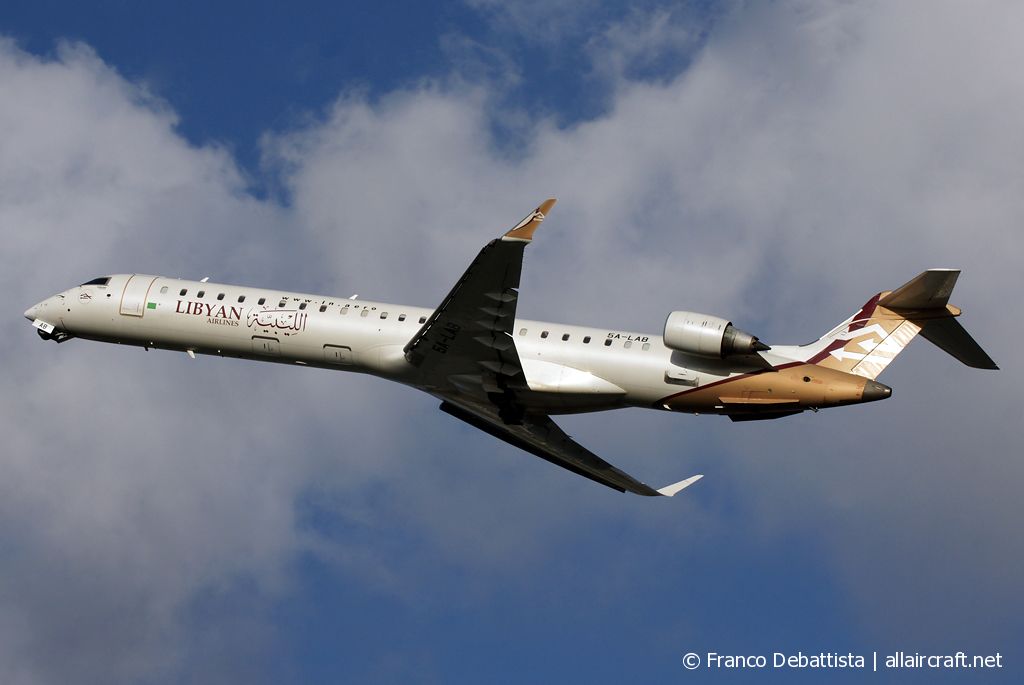 5A-LAB · Bombardier CRJ-900ER · (MLA / LMML)
