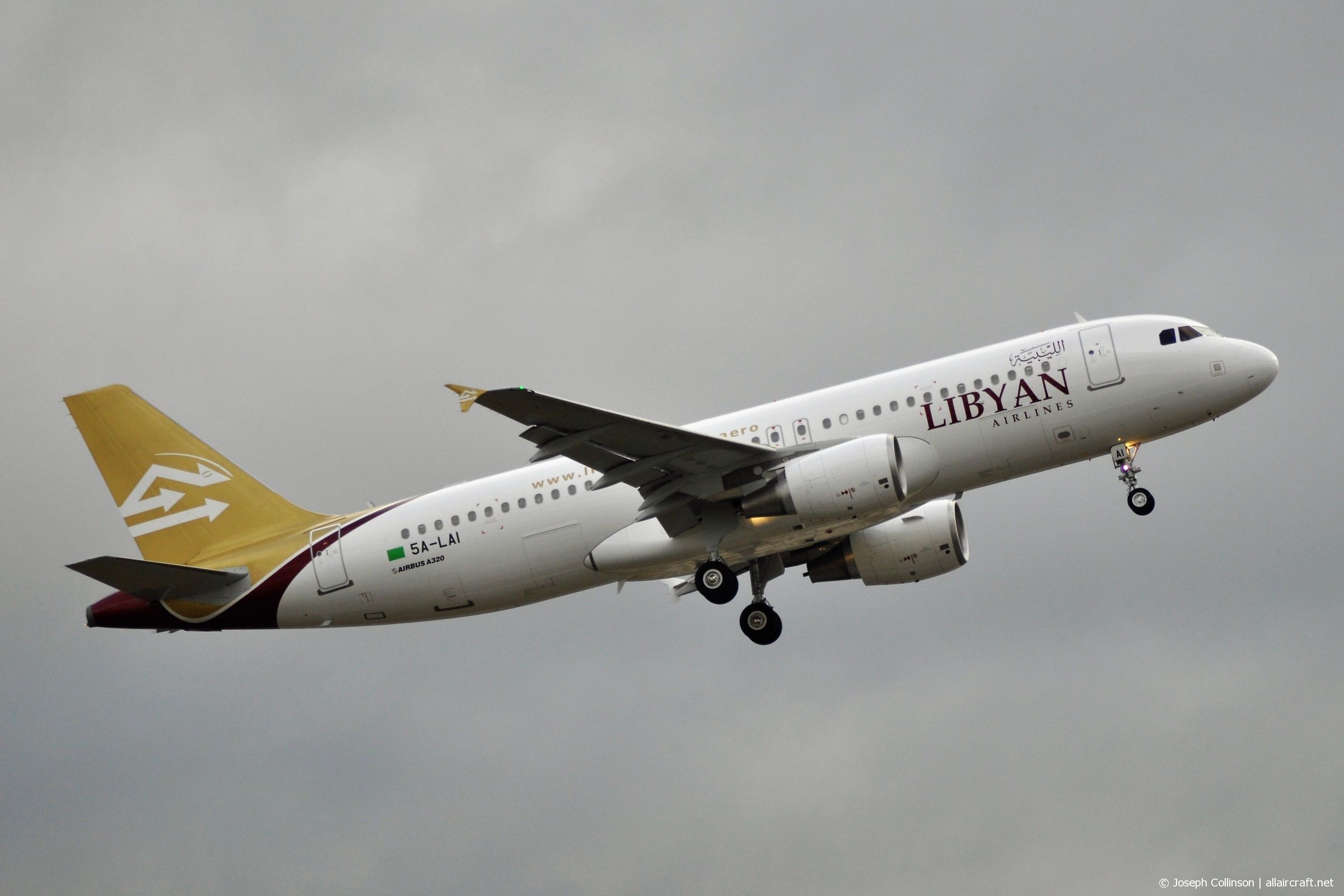 5A-LAI · Airbus A320-214 · (MAN / EGCC)