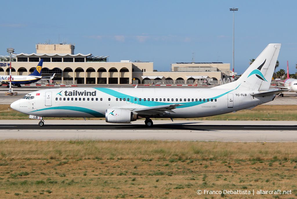 TC-TLB · Boeing 737-4Q8 · (MLA / LMML)