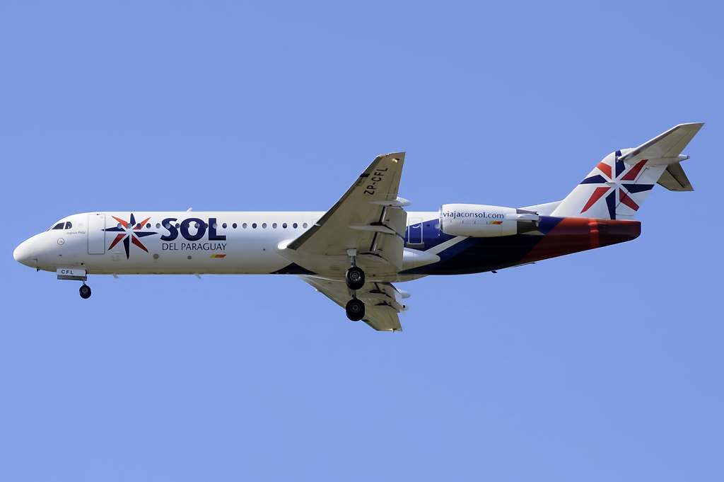 ZP-CFL · Fokker 100 · (EZE / SAEZ)