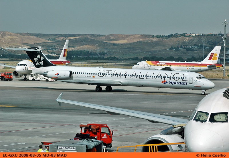 EC-GXU · McDonnell Douglas MD-83 · (MAD / LEMD)