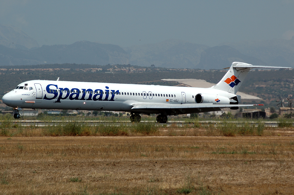 EC-HGJ · McDonnell Douglas MD-82 · (PMI / LEPA / LESJ)