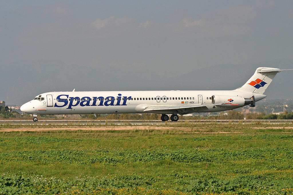EC-HOV · McDonnell Douglas MD-82 · (PMI / LEPA / LESJ)