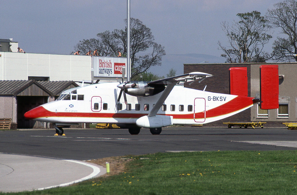 G-BKSV · Short 330-100 · (GLA / EGPF)