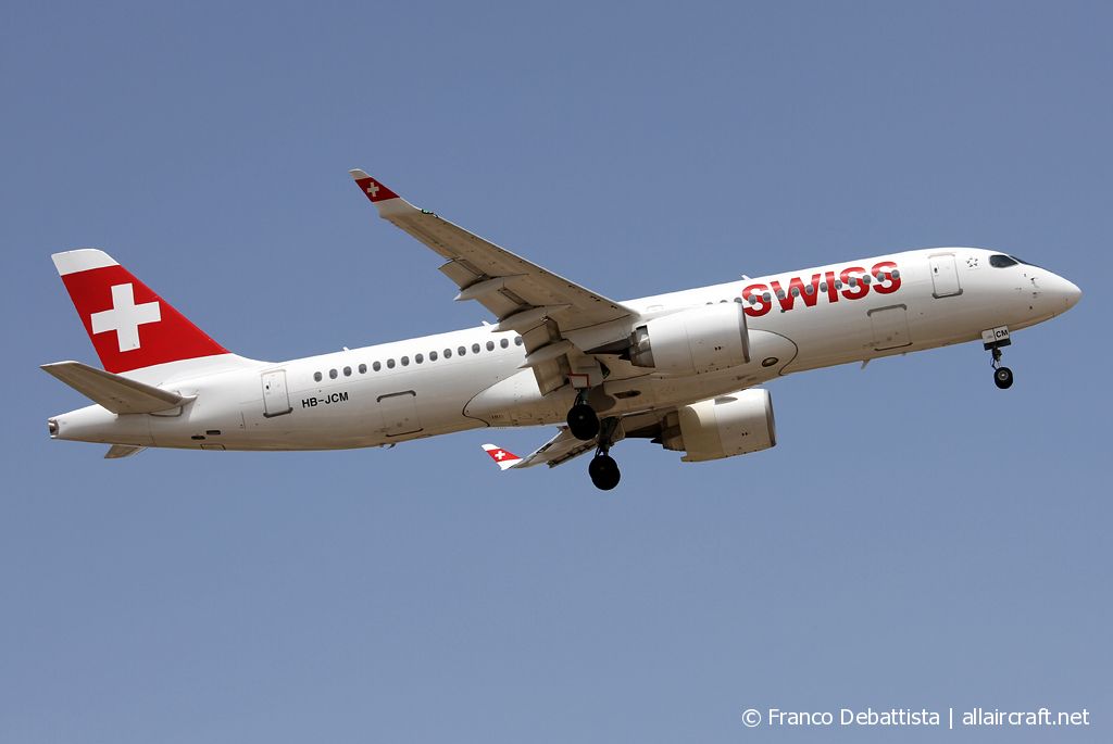 HB-JCM · Bombardier CSeries CS300 · (MLA / LMML)
