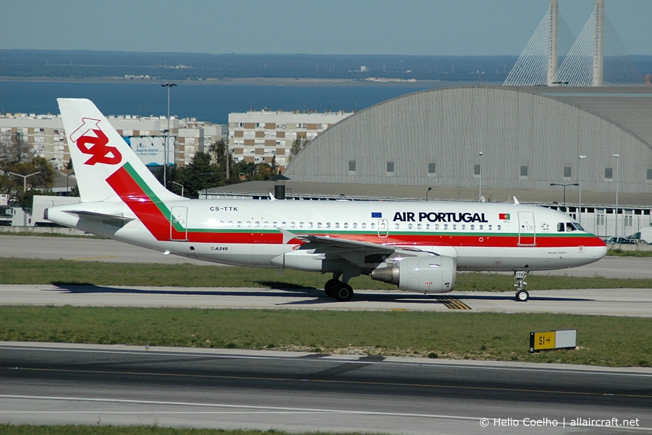 CS-TTK · Airbus A319-111 · (LIS / LPPT)