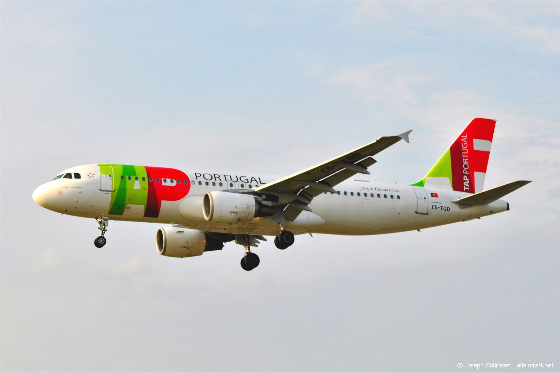 CS-TQD · Airbus A320-214 · (LHR / EGLL)