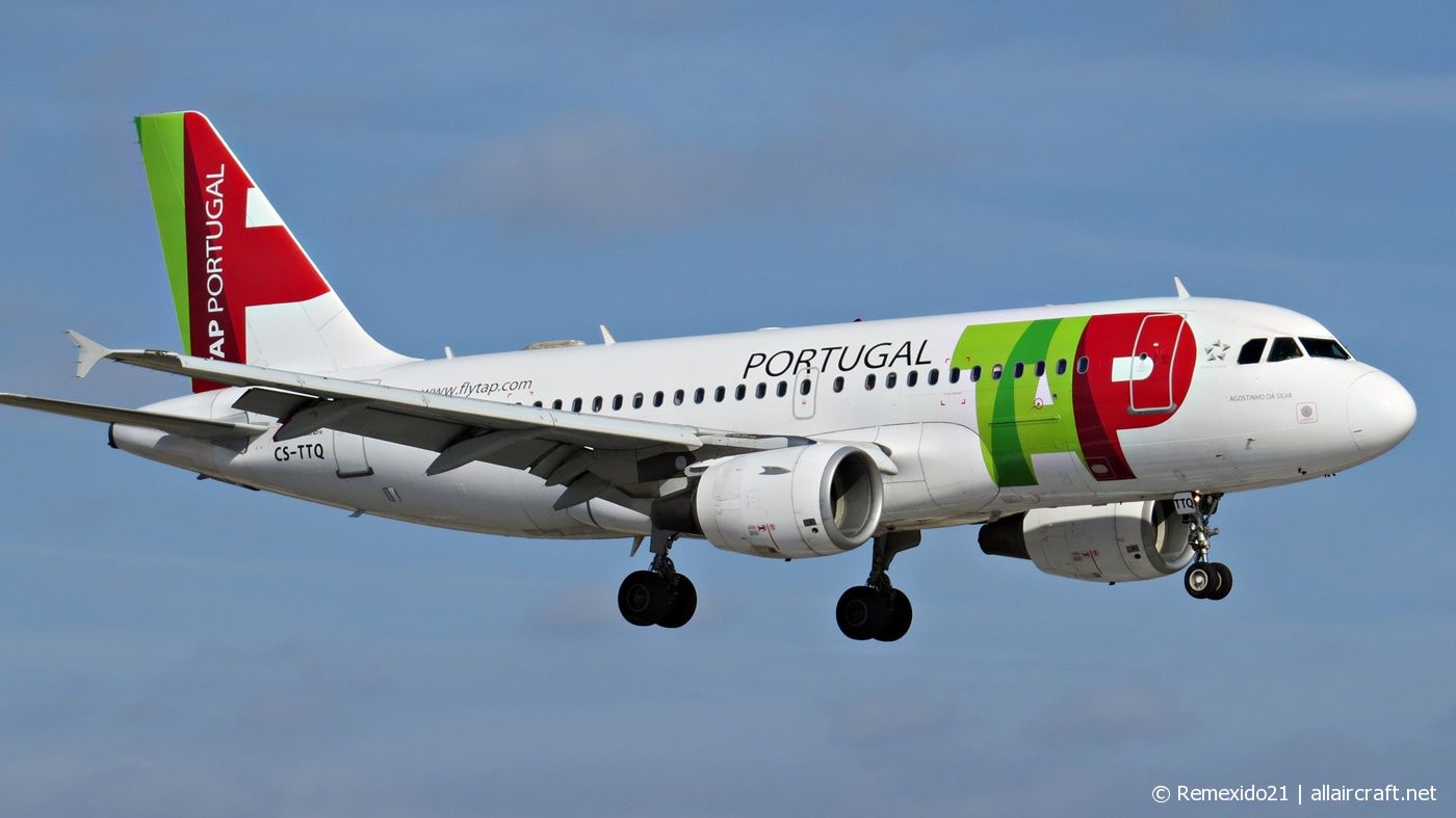 CS-TTQ · Airbus A319-112 · (FAO / LPFR)