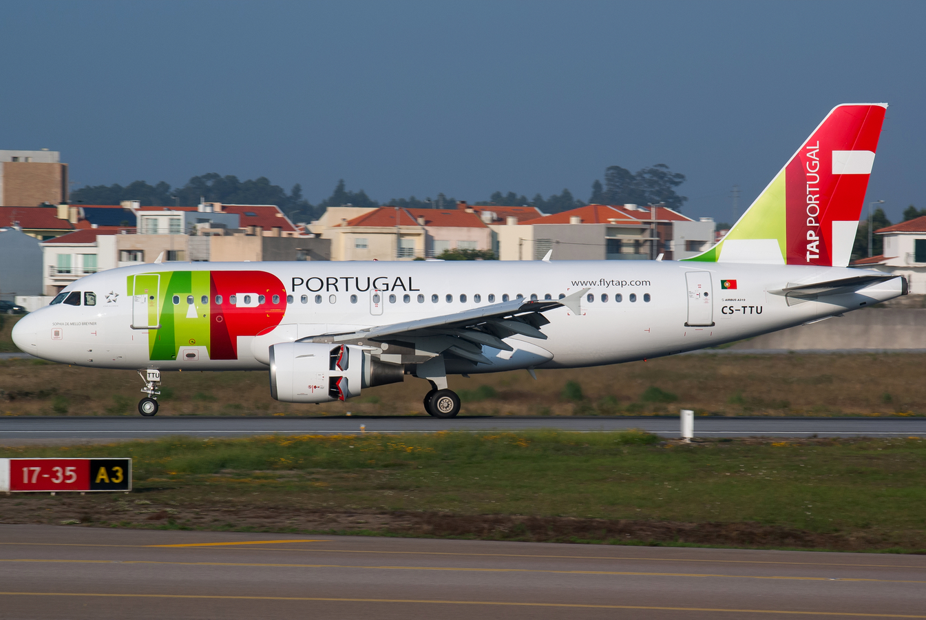 CS-TTU · Airbus A319-112 · (OPO / LPPR)